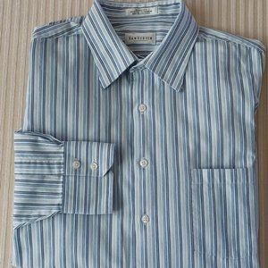 Van Heusen Blue Stripe Long Sleeve Shirt